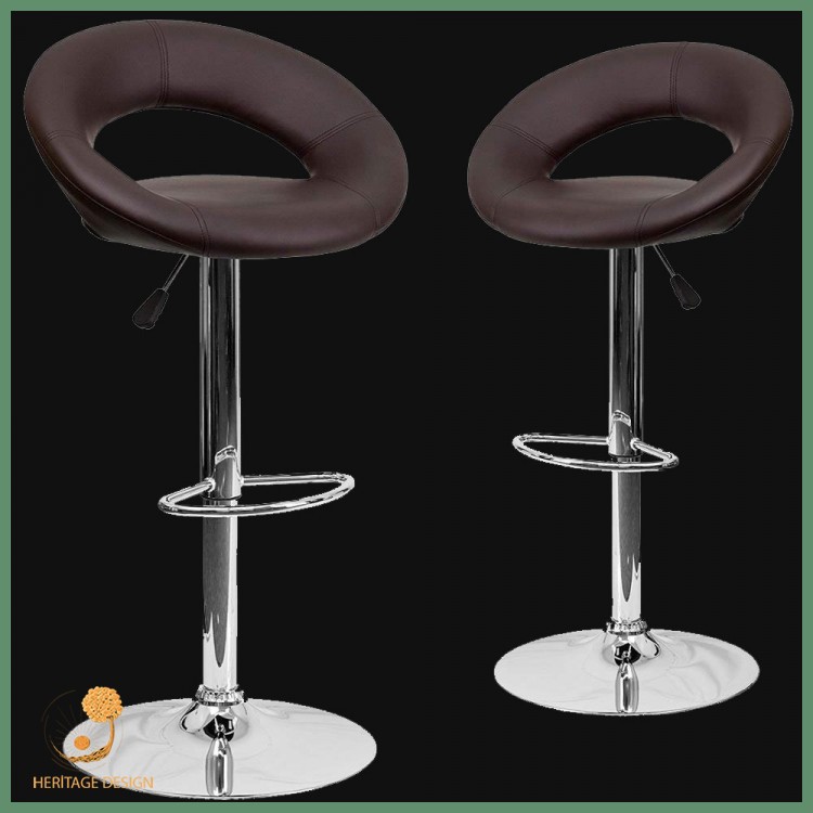 Metal Ayaklı Oval Bar Sandalyesi