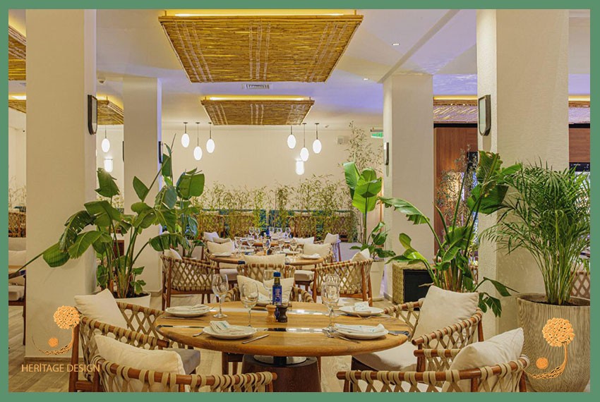 Restaurant Masa Takımları - Mommos Restaurant Morocco